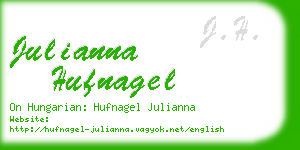 julianna hufnagel business card